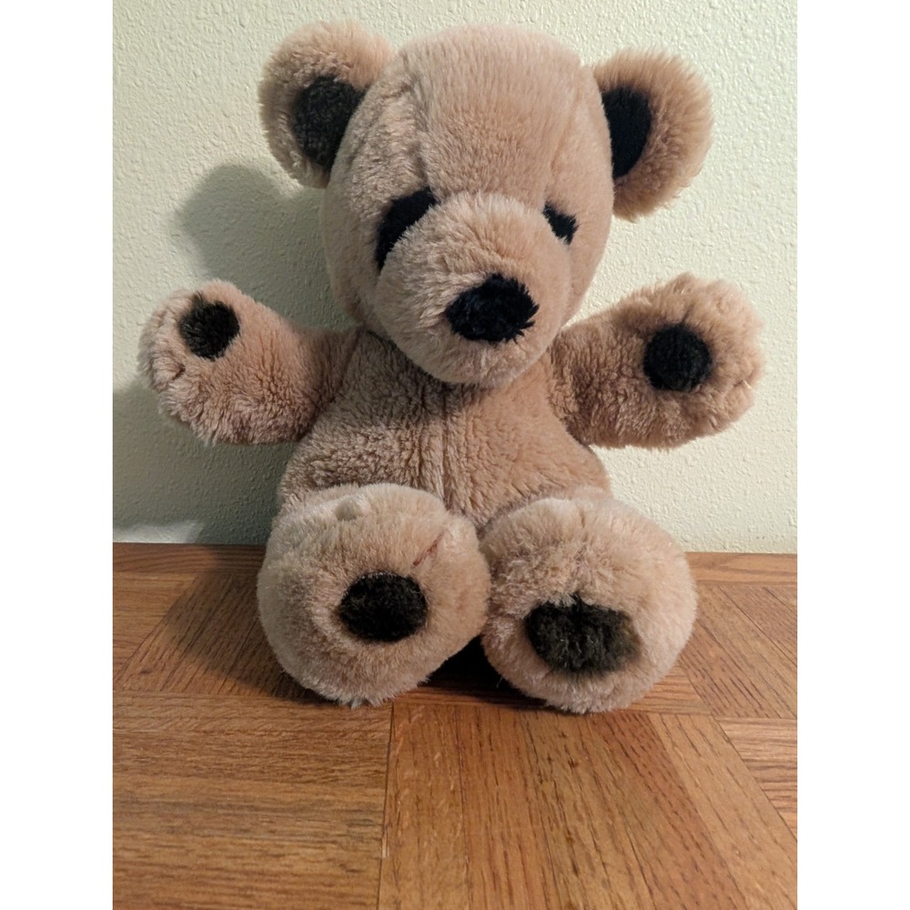 1979 Gund Brown STITCH Teddy Bear 15" Plush 2118 Vintage Stuffed Animal Original